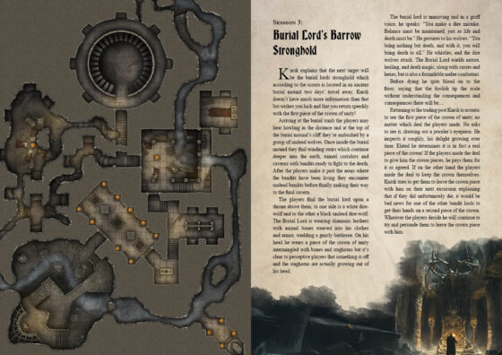The Broken Crown: System-Agnostic 9 Session Kingmaking Campaign with DnD Battlemaps