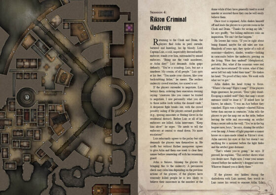 Shadows of Rikton Campaign Sourcebook with Foundry VTT Ready Battlemaps (System Agnostic) - Image 8