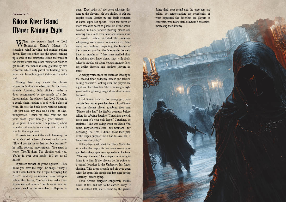 Shadows of Rikton Campaign Sourcebook with Foundry VTT Ready Battlemaps (System Agnostic) - Image 6