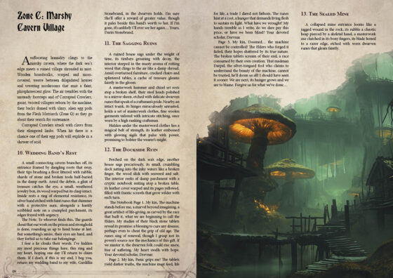 The Maw Below: Echoes of the Elder DnD Campaign Sourcebook with Foundry VTT Ready Battlemap (System Agnostic) - Image 8